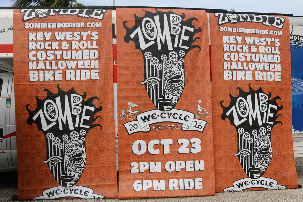 Zombie Bike Ride 2017 photo - Duval Street, Key West